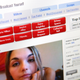 YouTube contributor Lonelygirl15, whose real name is Jessica Rose, looks into a webcam in a YouTube video on a computer monitor in Berlin, Germany, Tuesday, October 10, 2006.
